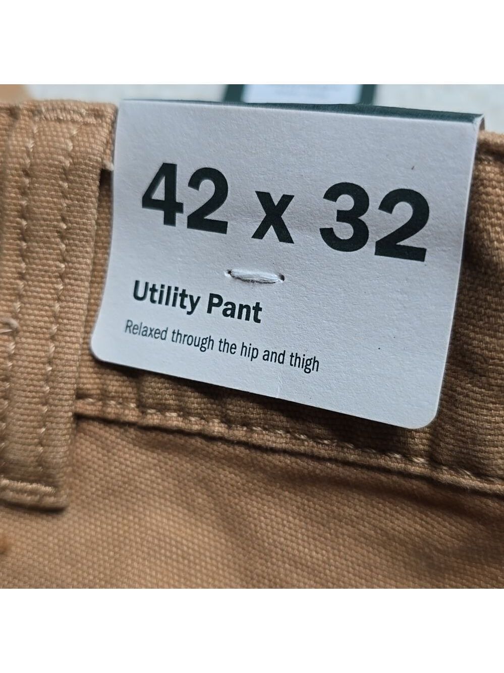 Alpine Design Men's Utility Pant Brown Khaki 42x32 NWT - Picture 7 of 8